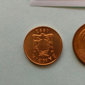 外国コイン ザンビア  (Rー８０７) １クワチャ硬貨 １９９２年 鳥 (鷲)の画像10