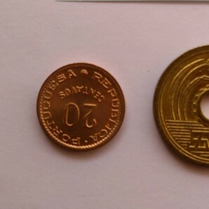外国コイン ポルトガル領モザンビーク  (Rー８１７) ２０センタボ硬貨 １９７３年の画像9