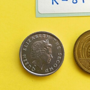 外国コイン 東カリビアン諸国  (Rー８１９) ２セント硬貨 ２００２年 アルミニウム硬貨の画像8
