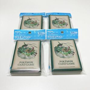 ポケモンカードゲーム デッキシールド レックウザ 4つセット スリーブ