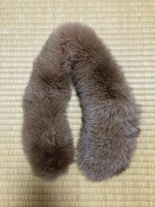 SAGA FURS サガ　ファー　マフラー　襟巻き　フォックス　ブラウン　美品