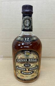 【未開栓】CHIVAS REGAL12年〈酒〉シーバスリーガル ブレンデッドスコッチ ウィスキー モルトグレーン アルコール 洋酒