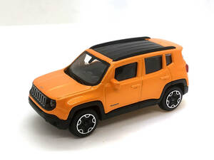  BBurago 1/43 Jeep renegade 2017 ( orange metallic )