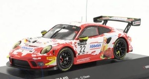 ドイツ限定 イクソ 1/43 ポルシェ 911 GT3R #22 Frikadelli Racing Team スパ24H 2020