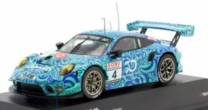 ドイツ限定 イクソ 1/43 ポルシェ 911 GT3 R #4 Falken Motorsports VLN 7 ニュルブルクリンク 2018