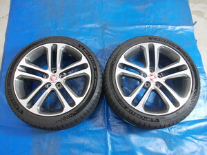 ★中古★LDA-JA2NA★ジャガーXE■2.0d Rスポーツ■18x8.5Ｊ ＩＳ55■245/40ZＲ18 97Y■タイヤ、純正アルミホイール2本set