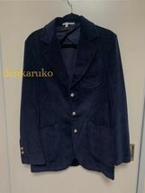 Vivienne Westwood MAN ★カジュアル★シングルスーツ★セットアップ★紺ベルベット別珍★サイズ48★MADE IN ITALY★美品クリーニング済ふ_画像8