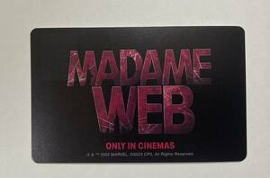 マダム・ウェブ　★　映画　全国共通　一般券　ムビチケ　番号連絡のみ　★　ダコタ・ジョンソン　MARVEL　マーベル　MADAME WEB 