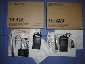 KENWOOD ケンウッド TH-42A　430MHｚ　TH-22AT　144MHｚ　逆輸入　J無し