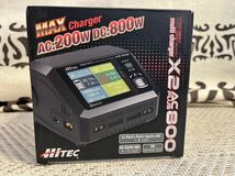 ハイテック Multi Charger X2 AC PLUS 800 ＋ 安定化電源_画像2