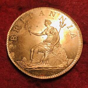 イギリス　英領アイルランド銅貨　1806年銘 大型銅貨　古銭