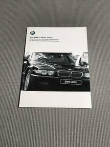 BMW 7シリーズ カタログ 2000年 735i M-sport/740i/750iL