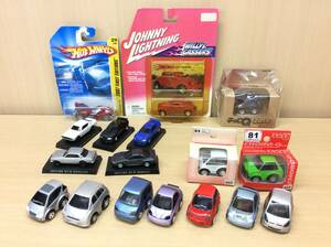 #764 ミニカー まとめ　チョロＱゼロ 日産リーフ　チョロＱ スターレット　京商 SKYLINE GT-R 1/64　HOT WHEELS　JOHNNYLIGHTNING 等