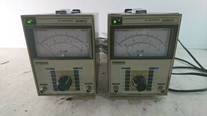 a2-027 ■KIKUSUI 菊水 AVM13 AC VOLTMETER 電圧計　2点セット