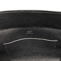 エルメス HERMES ヴィドポッシュ B刻 ブラック/シルバー金具 トゴ ショルダーバッグ ユニセックス 中古_画像7