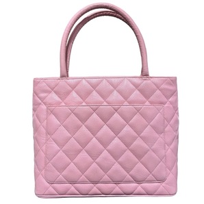 シャネル CHANEL 復刻トート A01804 ピンク/SV金具 キャビアスキン ハンドバッグ レディース 中古の画像2