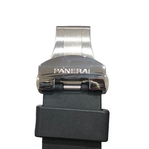 パネライ PANERAI ルミノール クロノ エル・プリメロ PAM00074 ブラック チタン×SS 腕時計 メンズ 中古の画像5