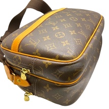 ルイ・ヴィトン LOUIS VUITTON リポーターPM M45254 ブラウン モノグラム ショルダーバッグ レディース 中古_画像8