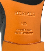 エルメス HERMES パリコンスタンス ローファー ブラック レザー ローファー メンズ 中古_画像9