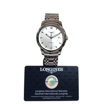 ロンジン LONGINES サンティミエ L2.766.4.72.6 シルバー文字盤 ステンレス 腕時計 メンズ 中古_画像8