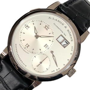 ランゲ＆ゾーネ A.LANGE&SOHNE ランゲ1 191.039 シルバー K18ホワイトゴールド クロコベルト 腕時計 メンズ 中古