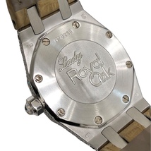 オーデマ・ピゲ AUDEMARS PIGUET レディロイヤルオーク ホワイトシェル 67605BC.ZZ.D070SU.01 K18ホワイトゴールド 腕時計 レディース 中古_画像2