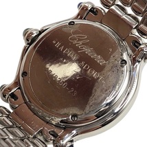 ショパール Chopard ハッピースポーツ 27/8250-23 ブラック SS 腕時計 レディース 中古_画像2