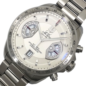  бирка * Heuer TAG HEUER Grand Carrera kyali балка 17 RS хронограф CAV511B.BA0902 SS наручные часы мужской б/у 