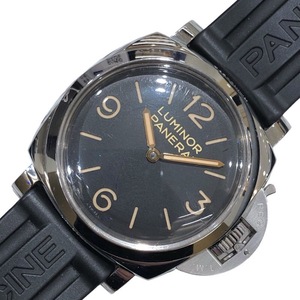 パネライ PANERAI ルミノール1950　３デイズ　アッチャイオ PAM00372 ブラック ステンレススチール 腕時計 メンズ 中古