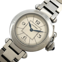 カルティエ Cartier ミスパシャ W3140007 シルバー ステンレススチール 腕時計 レディース 中古_画像1