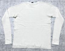 ナンバーナイン n(n) BY NUMBER (N)INE サーマル カットソー　　NUMBER NINE ロンT 長袖Tシャツ ホワイト ハイクオリティー 日本製 柳9045_画像2