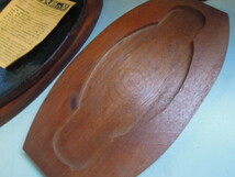 （HY) 南部鉄器　ステーキ皿　鉄板約15ｃｍ×25ｃｍ　ジャンク_画像5