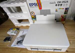 EPSON EW-052A プリンター 新古品 インク付き