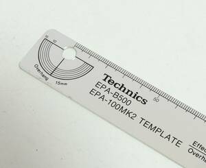 □　Technics　テクニクス　EPA-B500 EPA-100MK2 TEMPLATE　トーンアーム用　テンプレート　中古品　保管品　③