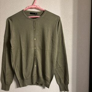 未使用　mimi & roger (silk 55%, cotton 45%) カーディガン　Fサイズ　レディース