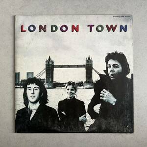 レコード paul mccartney & wings london town 1978年 日本盤 ポール マッカートニー アナログ LP