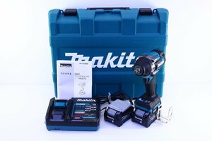 ●【未使用】makita マキタ TW007G 充電式インパクトレンチ 36V 40Vmax 締付 電動工具 付属品あり ケース付き【10889745】