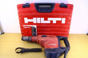 ●HILTI ヒルティ TE70 ハンマドリル ハンマードリル 100V 穴あけ 穿孔 ハツリ 電動工具 付属品あり ケース付き【10901225】