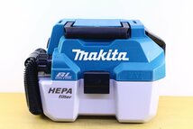 ●未使用 makita マキタ VC750DZ 充電式集じん機 クリーナー 掃除機 18V 集じん容量7.5L ブロワ機能付 乾湿両用型【10901515】_画像3