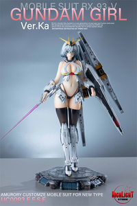 (W_4265)ニュー・ガンダム ガンダムガール Ver.ka (未組立 ガレージキット)