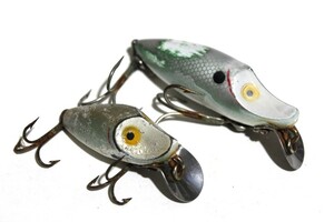 ■s3533 HEDDON RIVER RUNT ヘドン リバーラント シンカー ミジェットディジェット オールド 希少 sd セット■