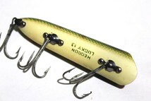 ■s3604 HEDDON LUCKY13 ヘドン ウッド ラッキー13 オールド 希少 金目 50s～ l■_画像5