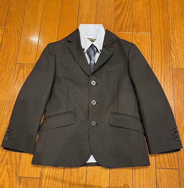 スーツ 120cm 上下 セットアップ 男の子 卒園式 卒業式 小学生 保育園 入学式 セレモニー フォーマル 半ズボン