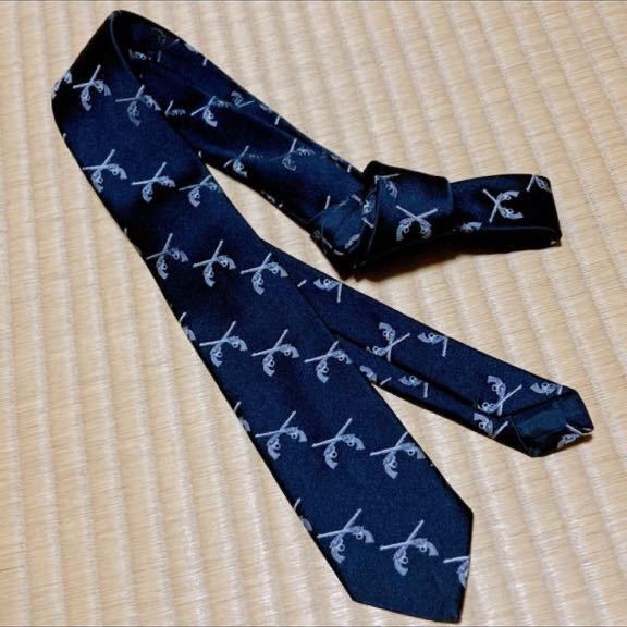 新品 ロアー ガンズ 二丁拳銃 ナロータイ ネクタイ roar cross guns クロスガン narrow necktie black 黒 総柄 ルード系 RUDO LEON Y2K 00s