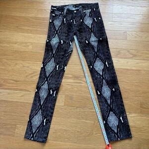  new goods unused tag attaching! Dress Camp diamond python print pants size 44