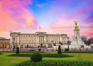 L59 バッキンガム宮殿/ロンドン/イギリス/海外風景/アートパネル/ファブリックパネル/インテリアパネル/ポスター