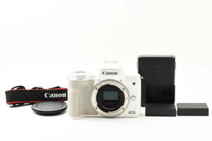 キャノン Canon EOS Kiss M ホワイト 《ショット数3000回以下》 DE211257A2699