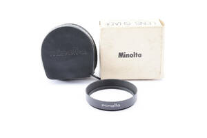 【コレクター収集　未使用品】 MINOLTA ミノルタ レンズフード シェード HI-MATIC F/G/S/SD用 カメラ 同梱可能 #8530