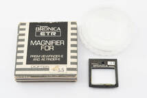 送料360円 【コレクター収集　未使用品】 BRONICA ブロニカ ETR プリズム＆AEファインダー用MAGNIFIER -3.5 カメラ #8619_画像1