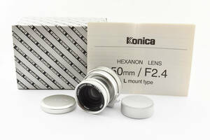 【シリアル999番　未使用品】　KONICA コニカ HEXANON ヘキサノン 50mm F2.4 ライカLマウント レンズ カメラ 同梱可能　#8632